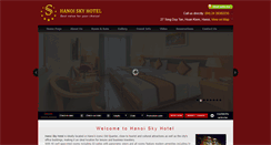 Desktop Screenshot of hanoiskyhotel.com