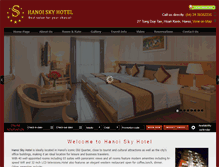 Tablet Screenshot of hanoiskyhotel.com